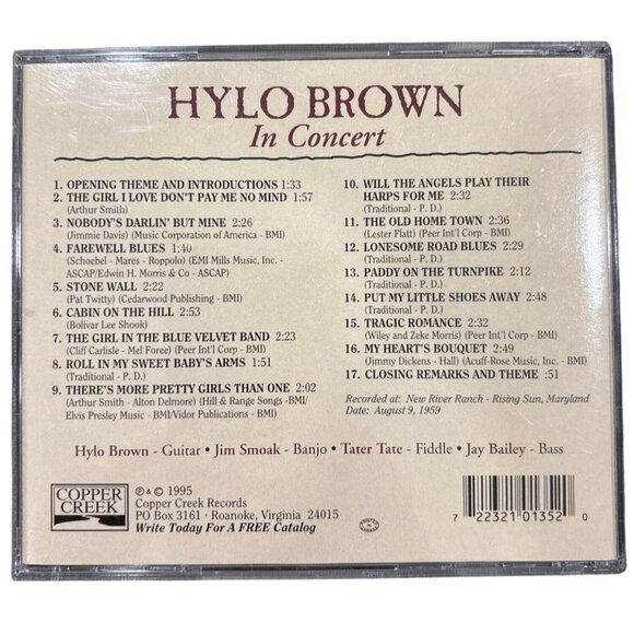 Hylo Brown In Concert CD Autographed - Picture 3 of 4